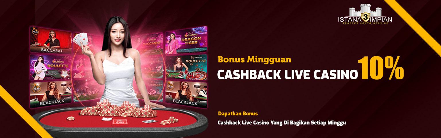 PROMO CASHBACK LIVE CASINO